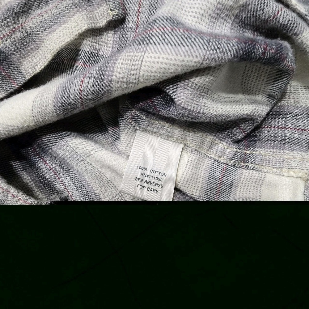 Mudd Flannel Shirt Check Pattern Womens Large - Picture 6 of 13